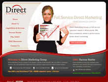 Tablet Screenshot of directmg.com